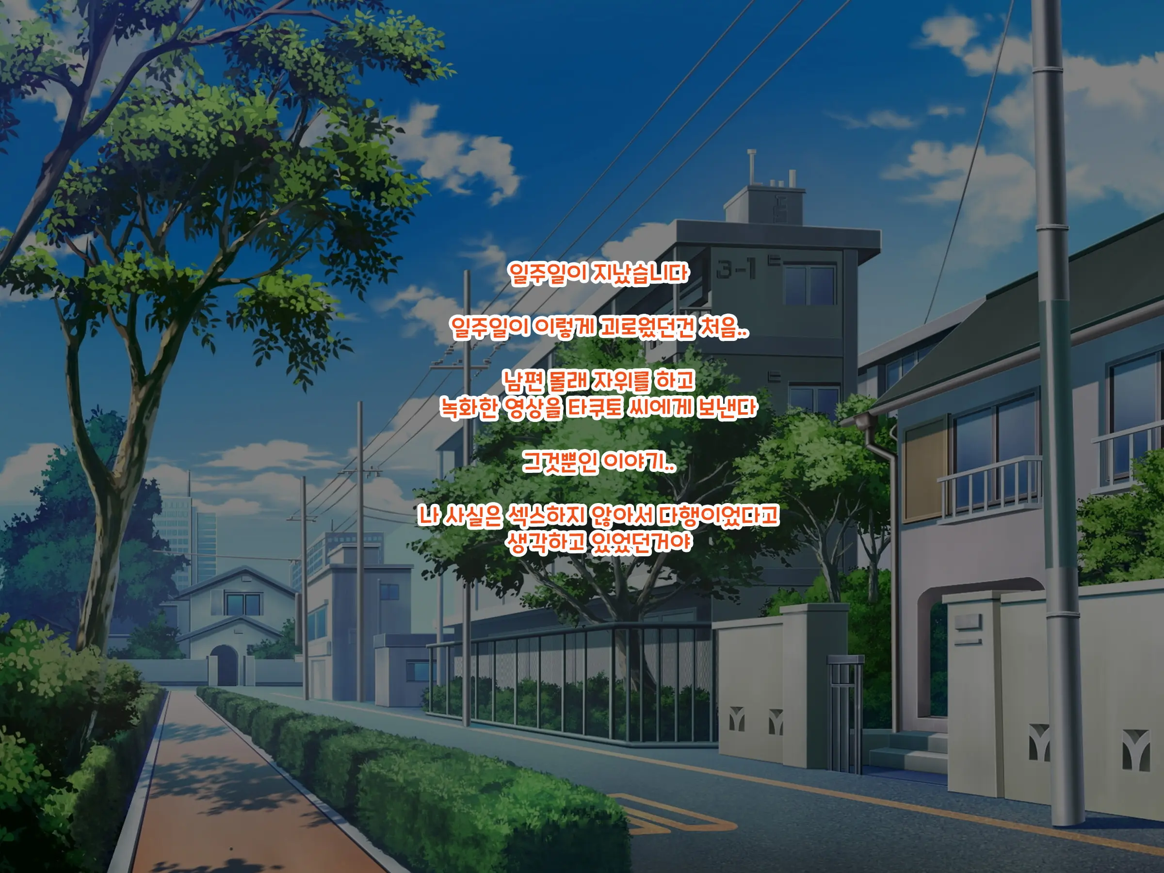 Newtown Ni Ijuu Shita New Family Wakazuma-Tachi No Kokoro To Karada No Ana O Umeru. | 뉴타운에 이주한 뉴패밀리의 젊은 아내들의 마음과 몸의 구멍을 메우다